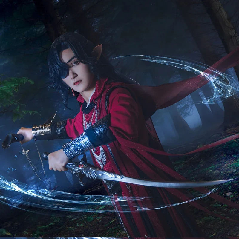 Anime Tian Guan Ci Fu Hua Cheng miecz rekwizyty do Cosplay pcv broń strój świąteczny akcesoria Anime replika pokazuje