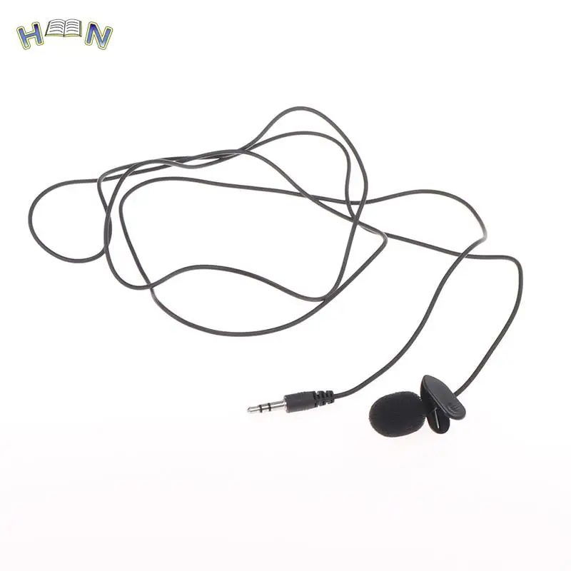 Handsfree 1.5m Long Wired 3.5 Mm Stereo Jack Mini Car Microphone External Mic For PC Car DVD GPS Player Radio Audio Microphone