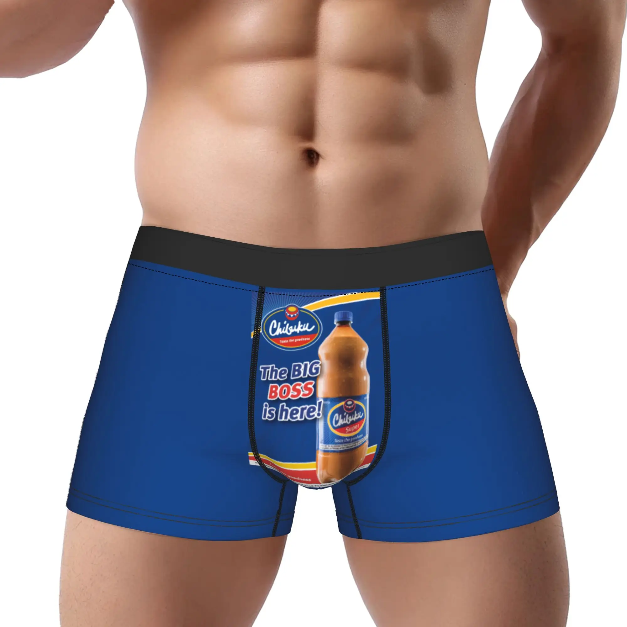 cChibuku The BIG is here Super Bottle  cChibuku Underpants Breathbale Panties Male Underwear Ventilate Shorts Boxer Briefs