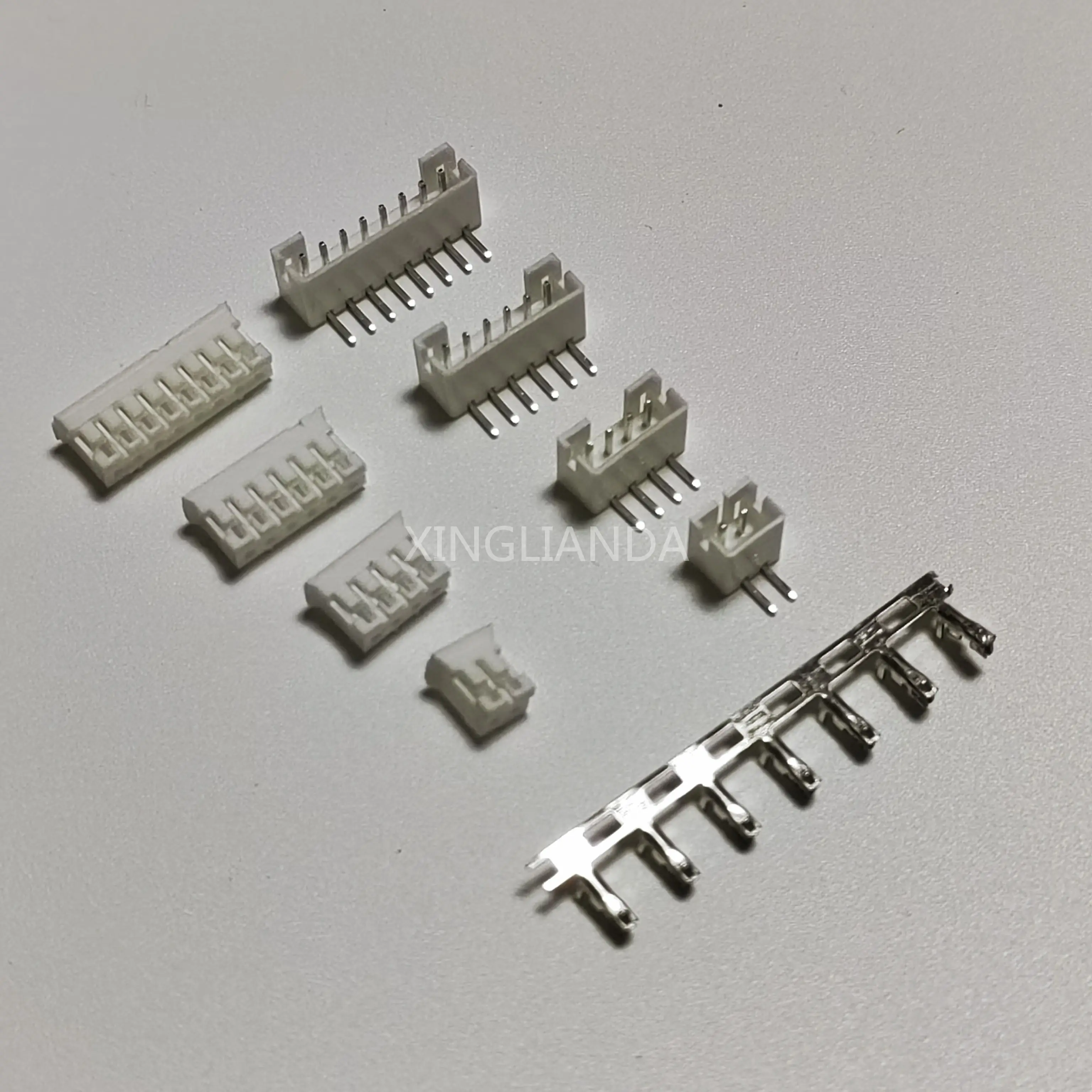 50 Sets/Lot PH2.0MM Pitch Terminal/Housing/Right Angle Pin Header Connector Wire Connectors Adaptor Curved Needle 2/3/4/5/6/7/8P