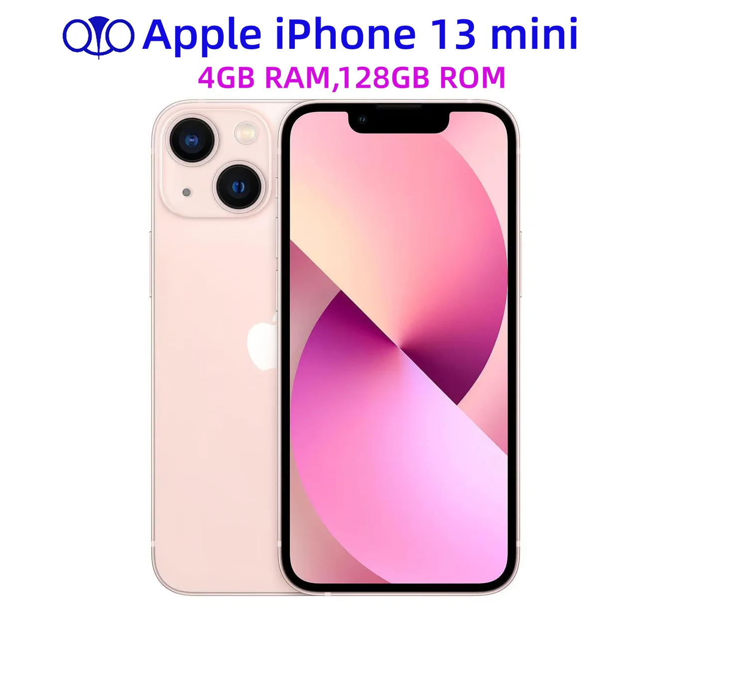 هاتف Apple iPhone 13 Mini الأصلي غير مقفول بشاشة 5.4 بوصة وذاكرة وصول عشوائي 4 جيجابايت وذاكرة قراءة فقط 128/256 جيجابايت A15 Bionic IOS Face ID NFC 5G هاتف محمول 98% جديد