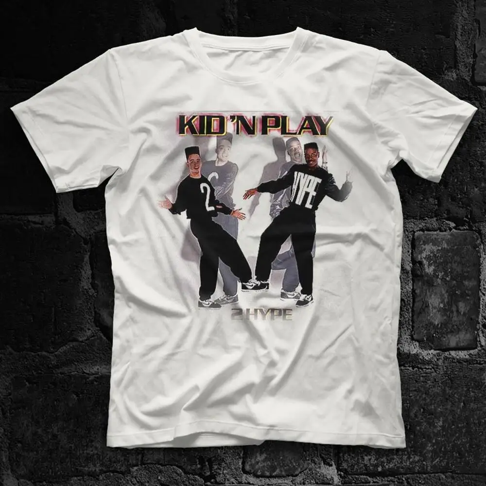 Kid N Play White T-Shirt Unisex For Men Size S-2345XL