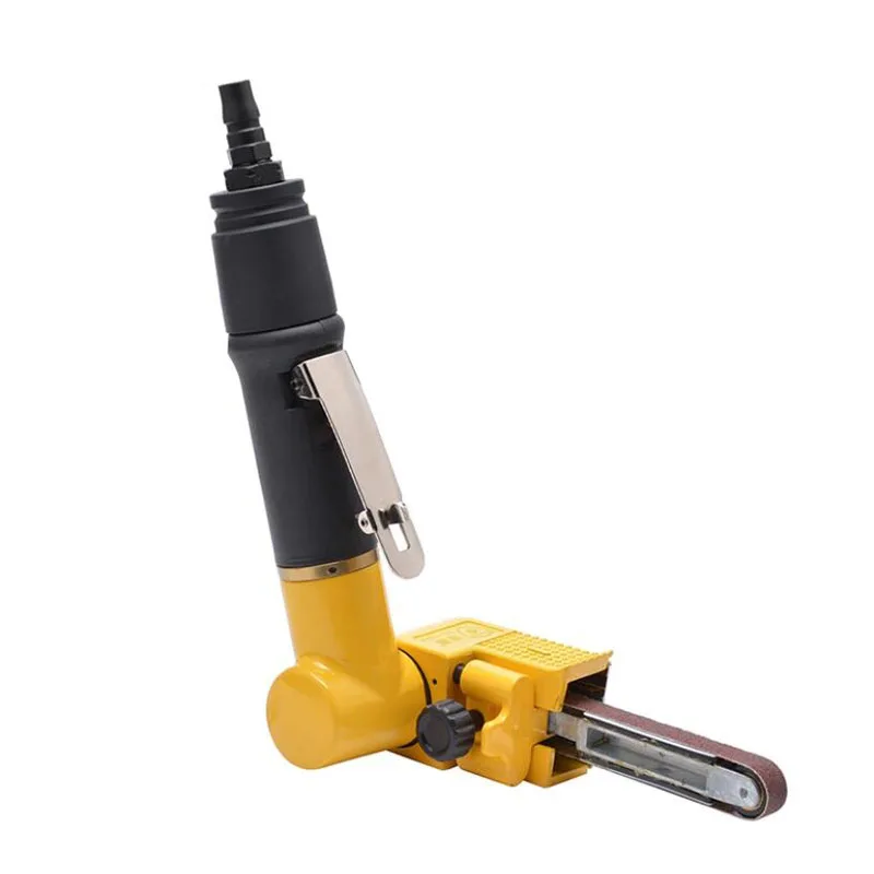 Air Powered Belt Grinder Handheld Sanding Polishing Machine - Pneumatic Belt Sander Portable