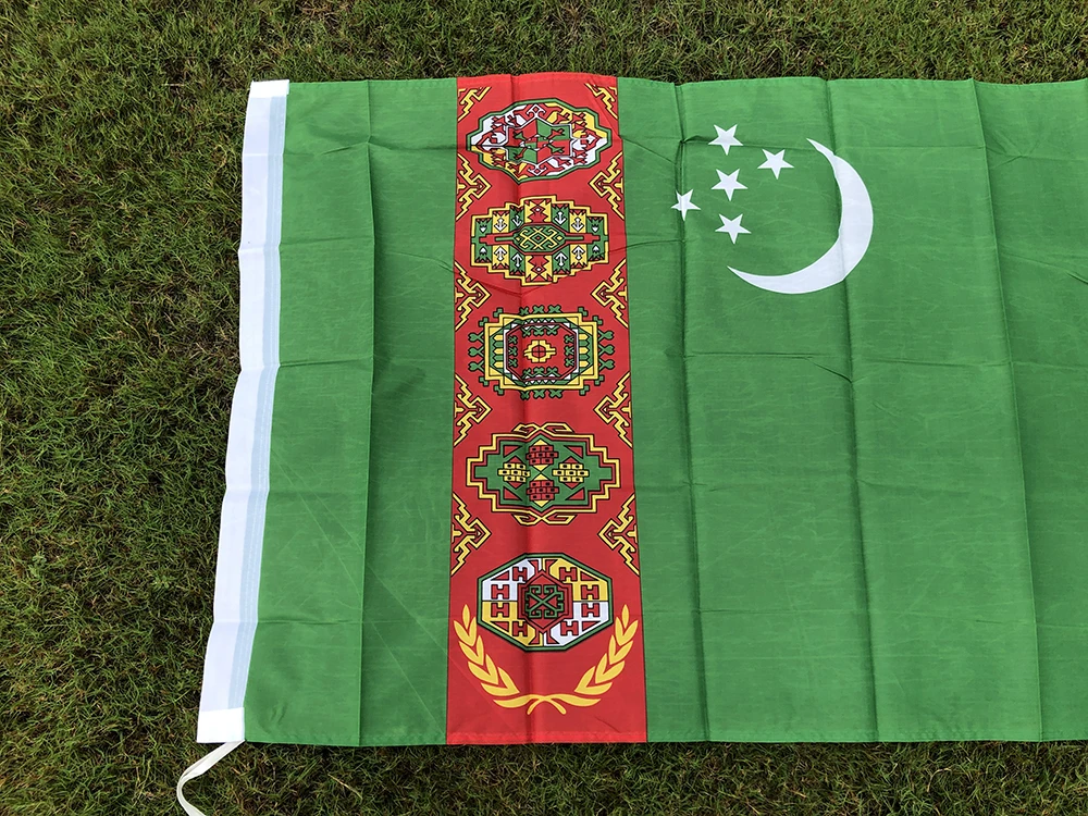 SKY Bandera nacional Turmenistán poliéster colgante exterior - imagen 4