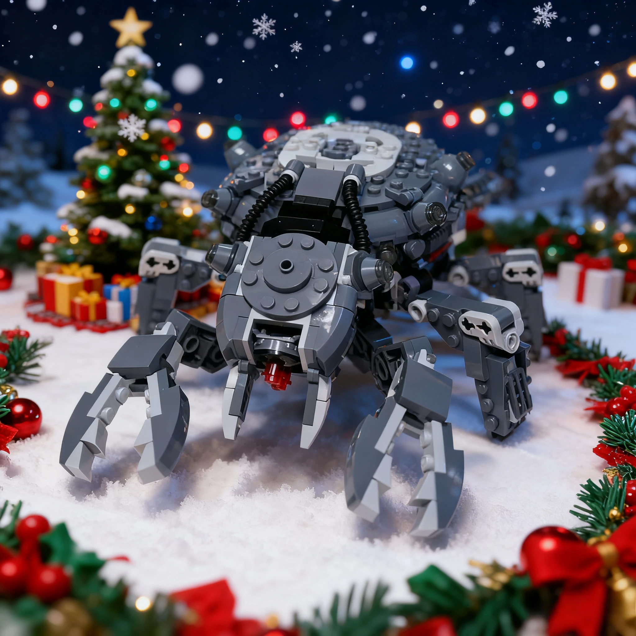 Spider Tank Weihnachtsgeschenk-Bausteine-Sets, kompatibel mit 75361, mit Lego-Partikeln, geeignet für Weihnachtsgeschenke