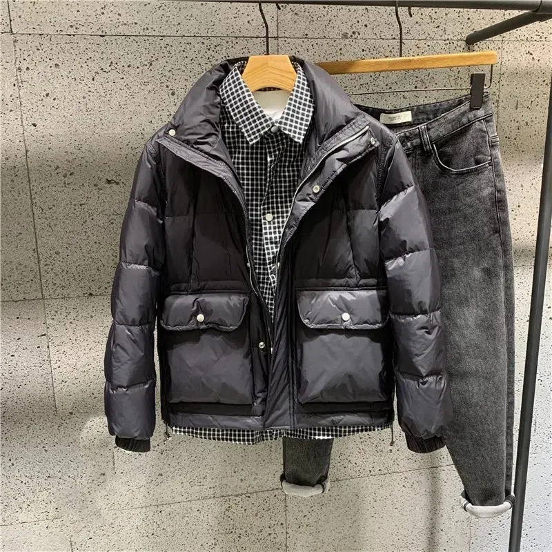 

2023 Jackets Men's Stylish Coats Warm and Thick Large Size Winter Jackets Casual Male Outerwear Hip Hop Coats Outerwear Z49