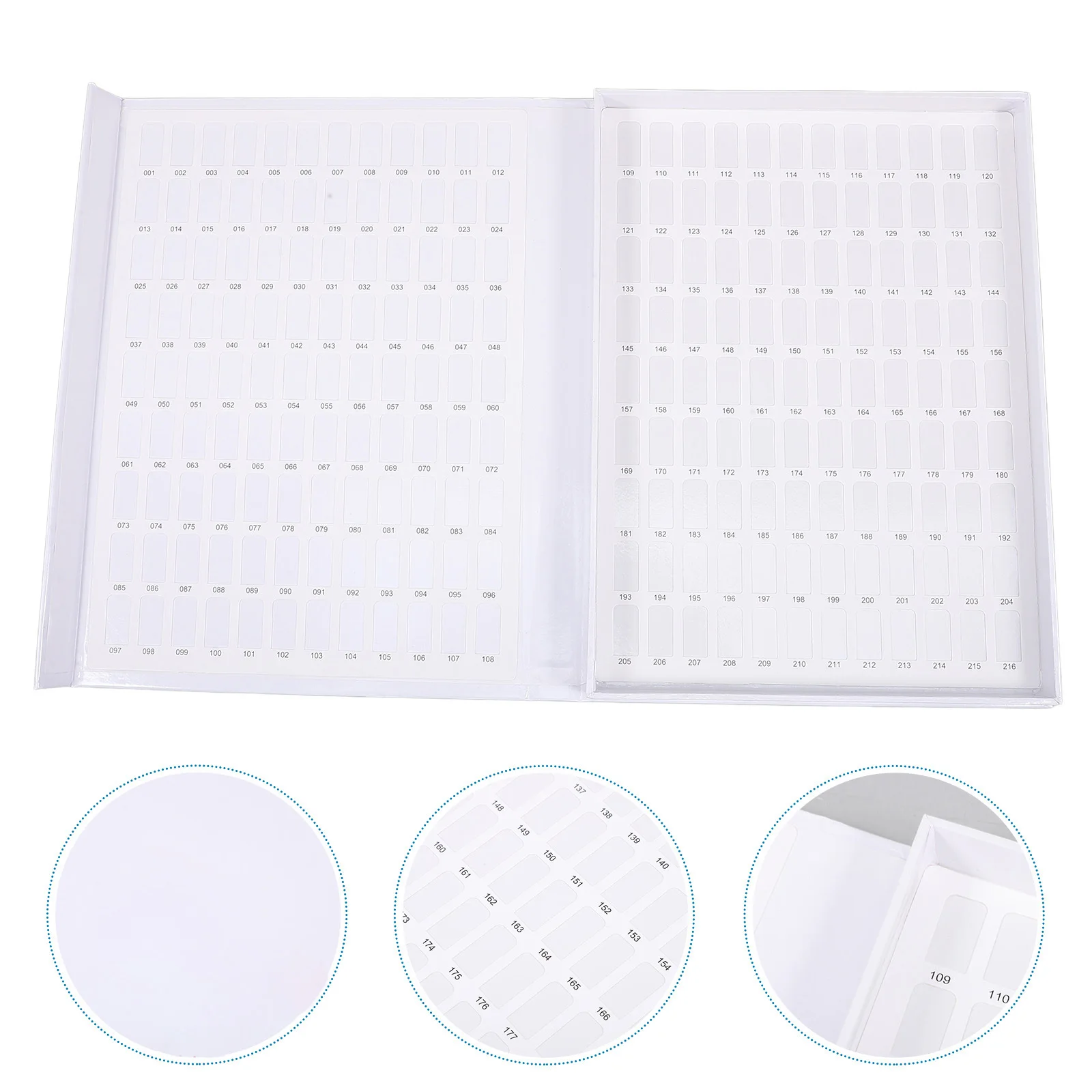 

Nail Color Display Board Portable Nail Art Showing Holder Durable Manicure Display Rack for Salon Training Manicure