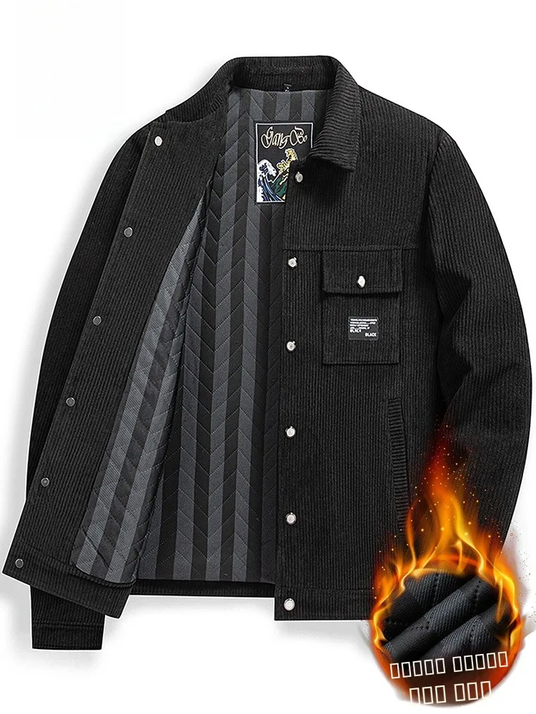 

Мужская куртка Lormen из утепленного хлопка, повседневная теплая верхняя одежда со воротником-стойкой, полиэстеровый наполнитель, стильная повседневная одежда для осени...