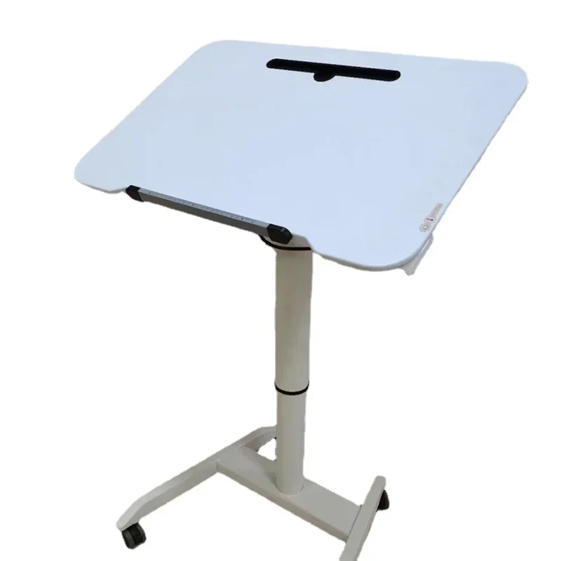 220v Electric Pneumatic Automatic Folding Lifting Table Sofa Bedside Standing Computer Desk Mobile Lazy Platform Desk