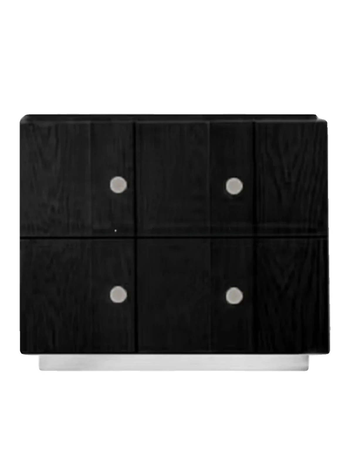 

Retro Black Modular Combination Kent Cabinet Simple and Modern Storage Bedside Cabinet