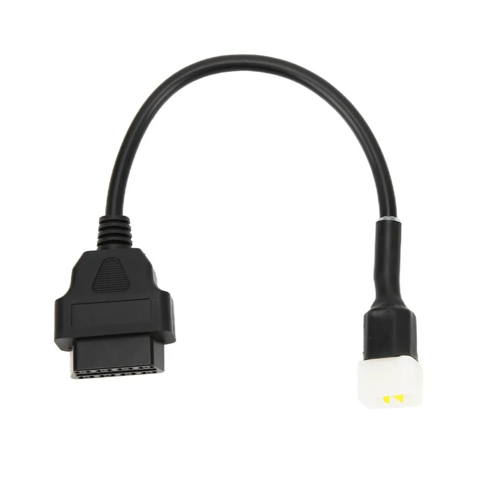 ABS OBD2 Diagnostic Adapter 6 Pin to 16 Pin Plug And Play Diagnostic Cable Universal OBD2 Connector Collect Engine Data Streams