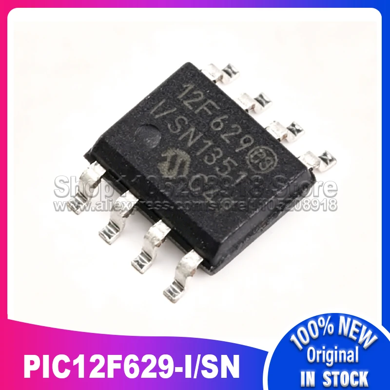 

10~100PCS/LOT PIC12F629-I/SN 12F629-I/SN 12F629I/SN 12F629 SOP8 100% New Spot stock