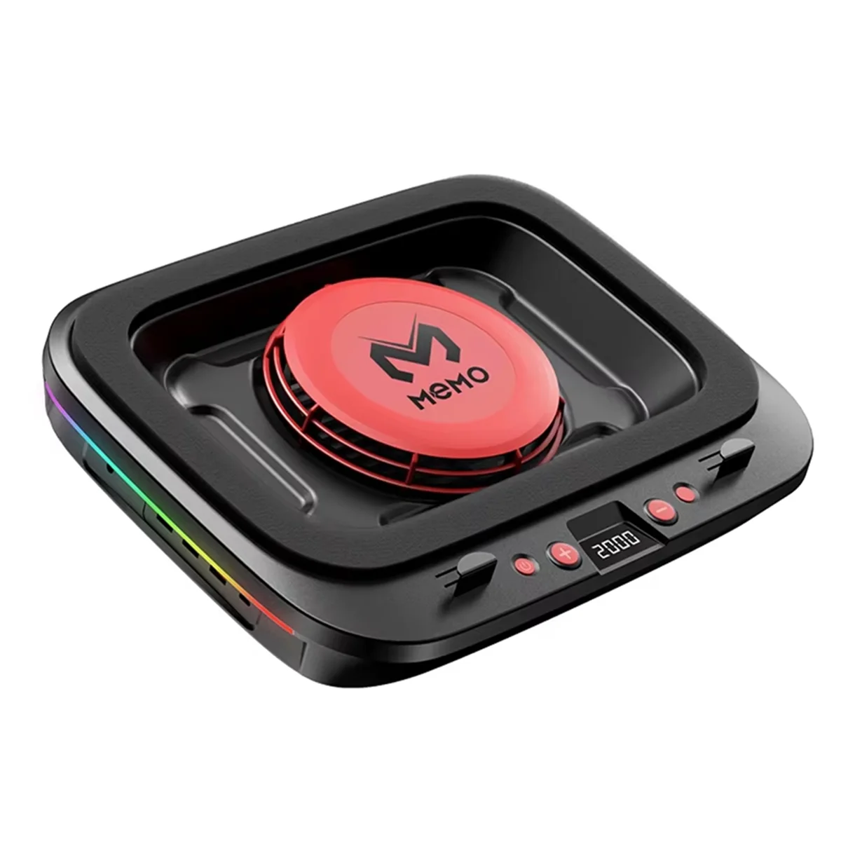 DQ2G Memo FL08 Tappetino di raffreddamento per laptop Vento forte Supporto di raffreddamento Supporto di base Pad Potente pressione della ventola Gioco Laptop PC Radiatore