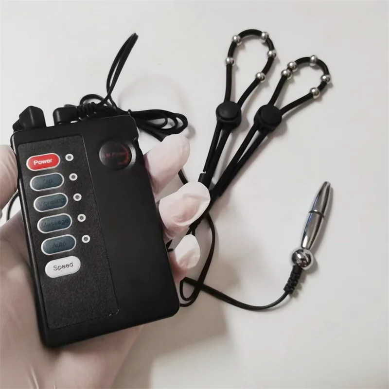 صدمة كهربائية الذكور خواتم الديك لعبة استثارة القضيب المعادن مجرى البول السبر قضيب الحصان العين تحفيز الاستمناء الجنس لعب للرجال