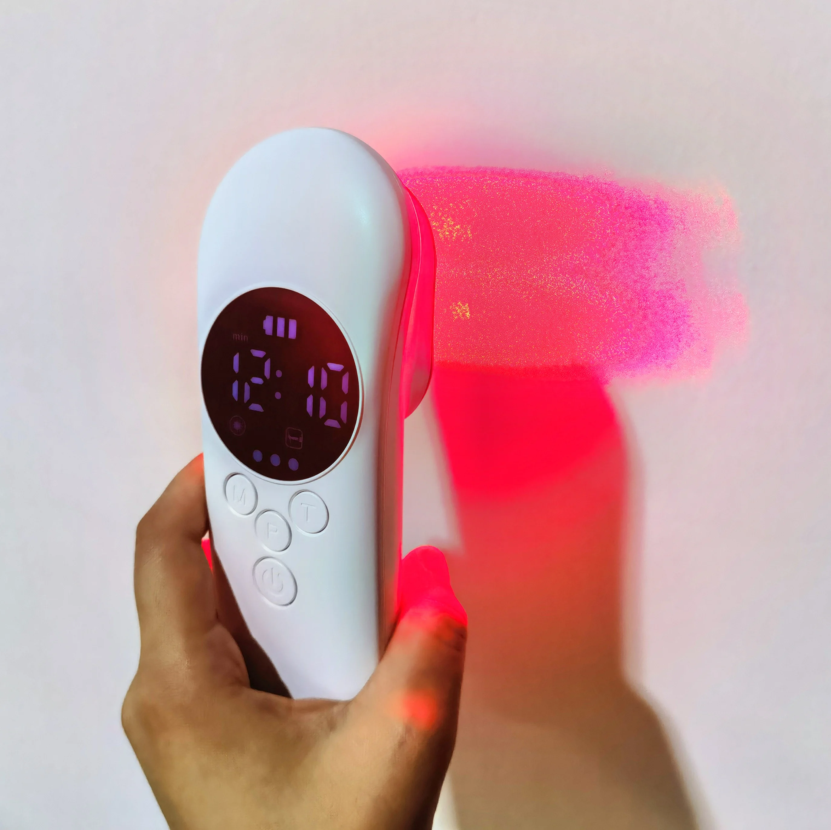

520mW Pain Relief Cold Laser Device For Neck Back Pain 650nm 808nm Near Infrared & Red Light Acupuncture 14Diodes