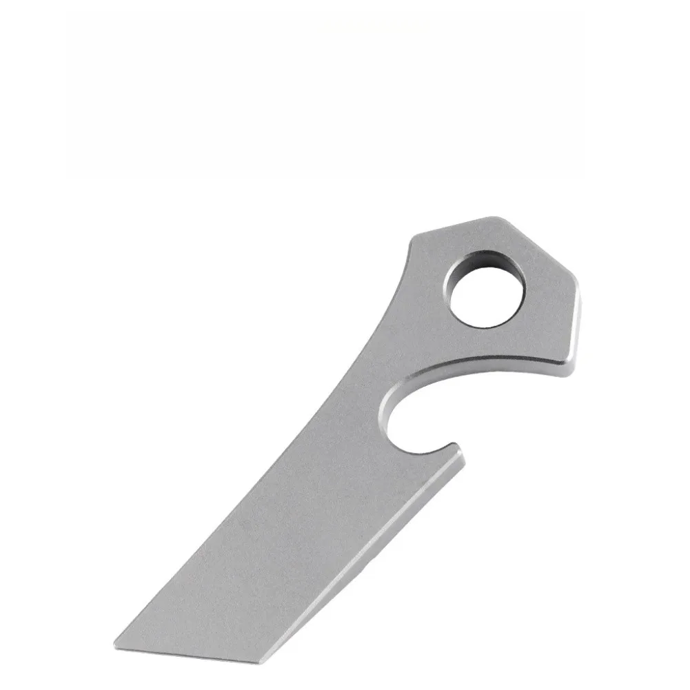 Compact Multi Tool Pocket Pry Bar Lightweight Alloy Construction Pre-drilled Attachment Hole For Opening Bottles