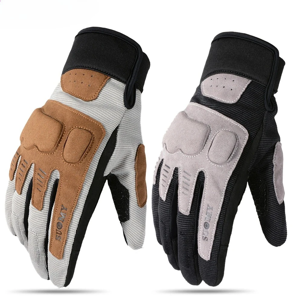 

Motorcycle Gloves Touch Screen Anti Slip Breathable Riding Gloves Protective Gear Summer Spring Unisex for Motorcycle Scooter