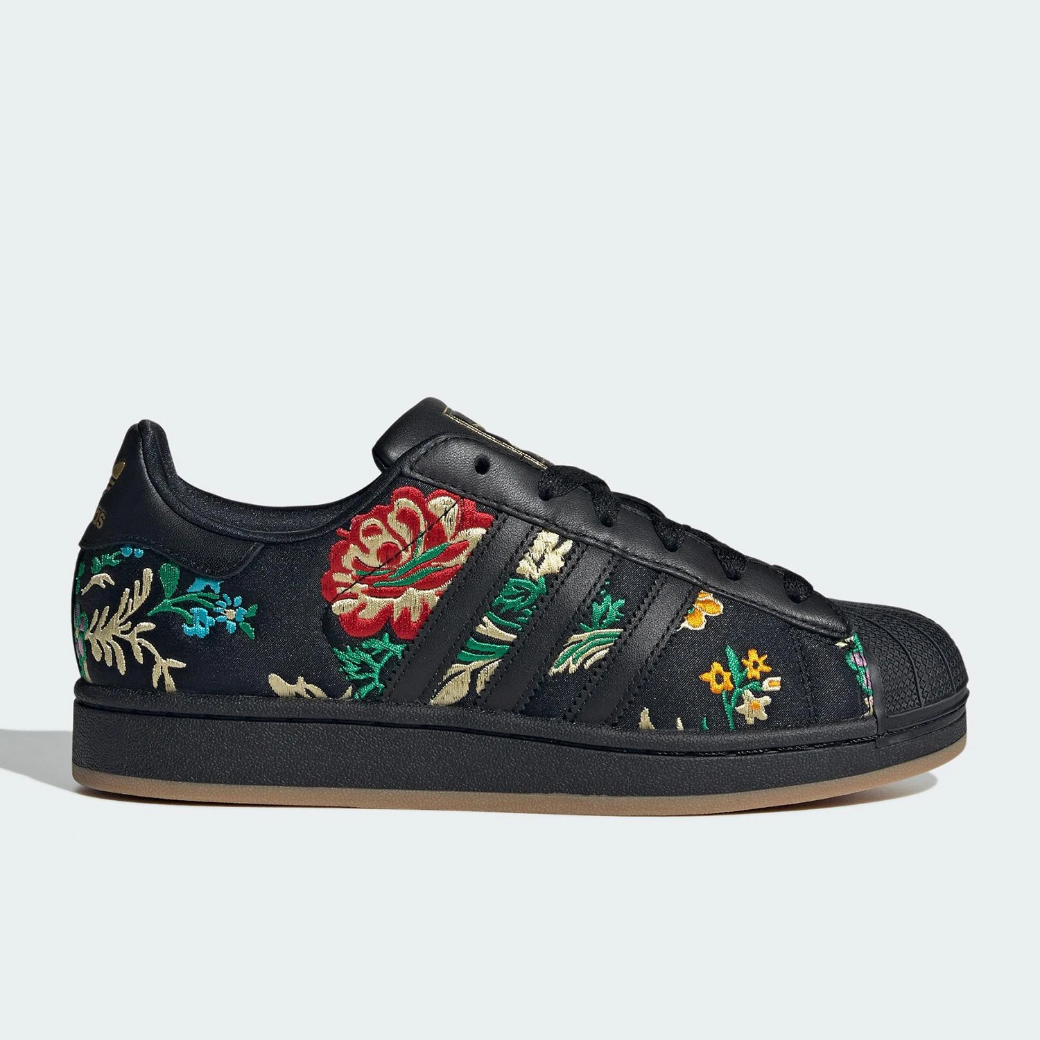 Adidas genuine clover women's floral print classic casual board shoes JS4045