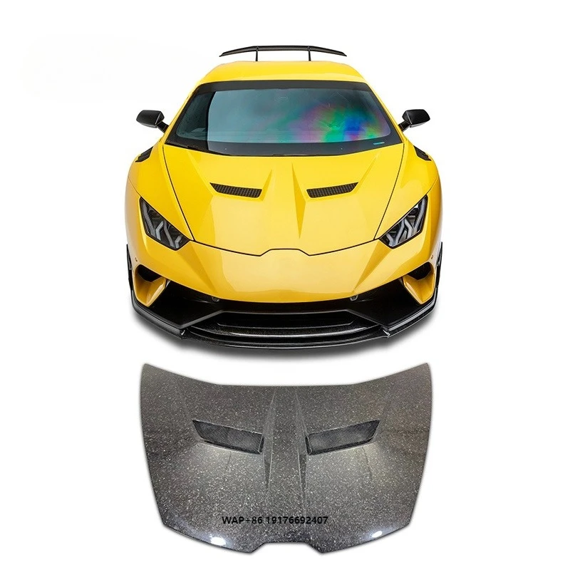 New Arrival Forged Carbon Fiber Vors Style Car Engine Hood for Huracan LP580 LP610 LP640 EVO Front Hood Cover