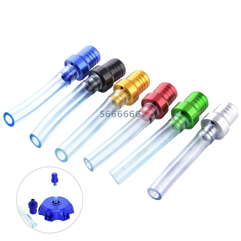 1PC For Motocross ATV Quad Dirt Pit Bike Fuel Tank Breather Pipe Motorcycle Gas Fuel Cap 2 Way Valves Vent Breather Hoses Tubes