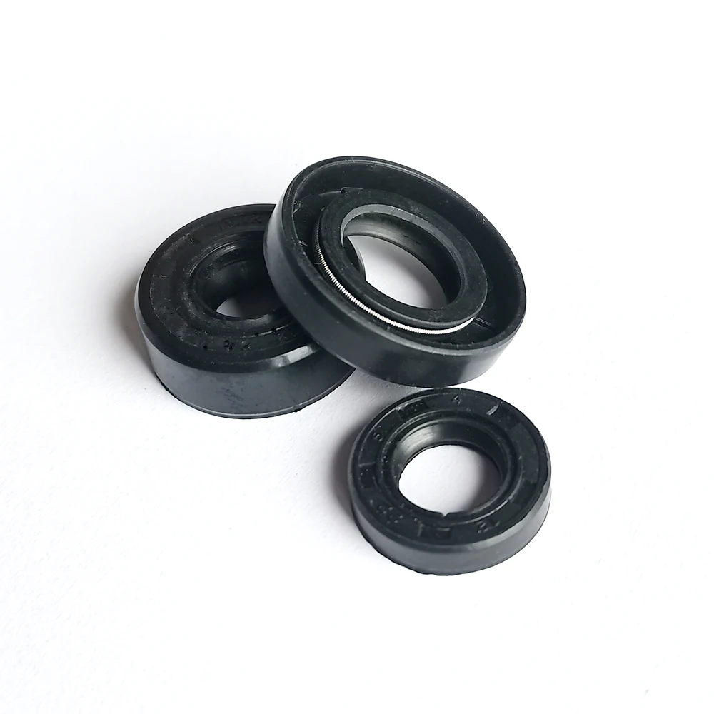 

2pcs 24mm ID Black NBR TC Skeleton Oil Seal 24x32x4/24x35x7/24x52x10mm TC Shaft Oil Seal with Spring Black Rubber TC Oil Seal