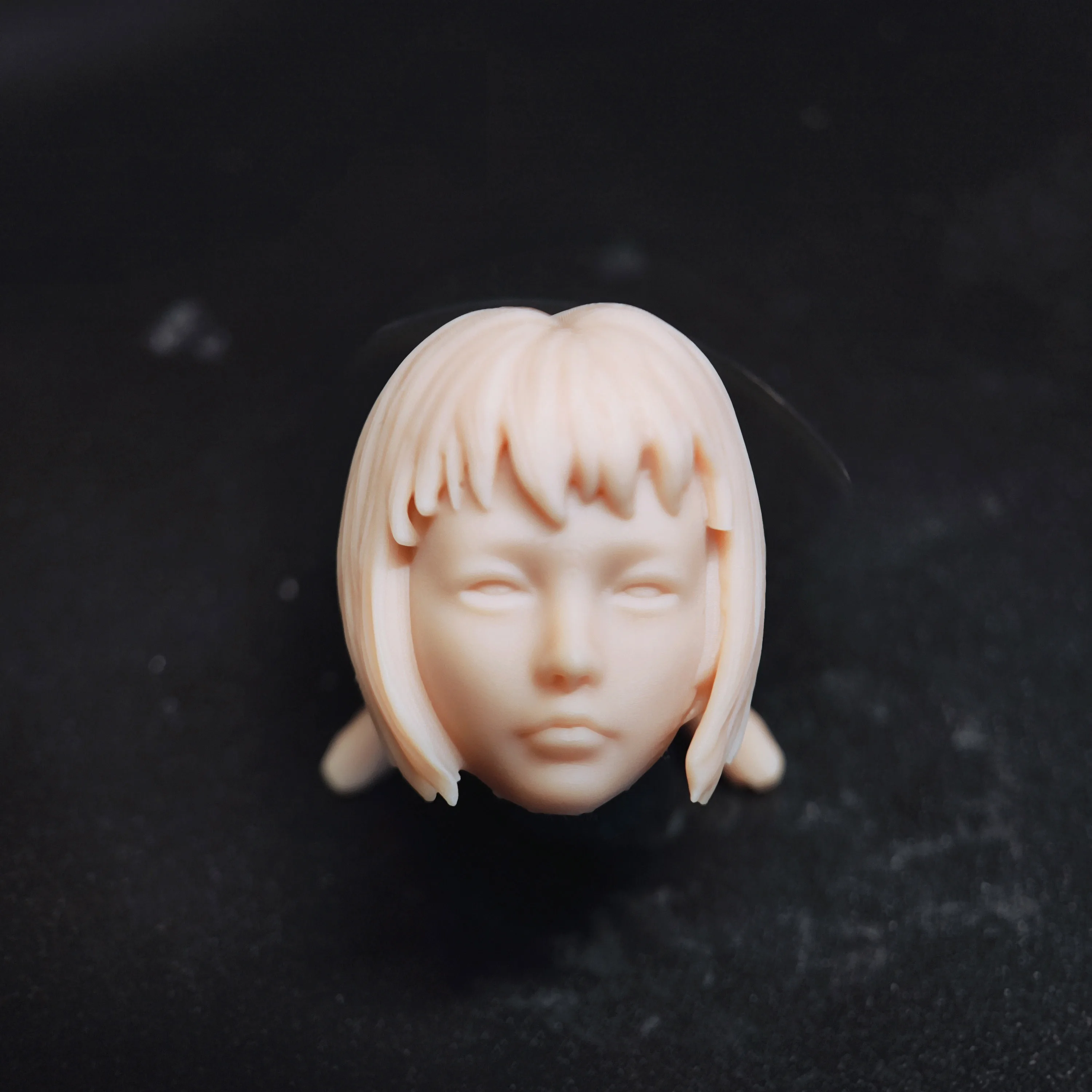 HL1732 DIY Customized 1/18 1/12 1/10 Scale Unpainted Head Sculpt for 3.75