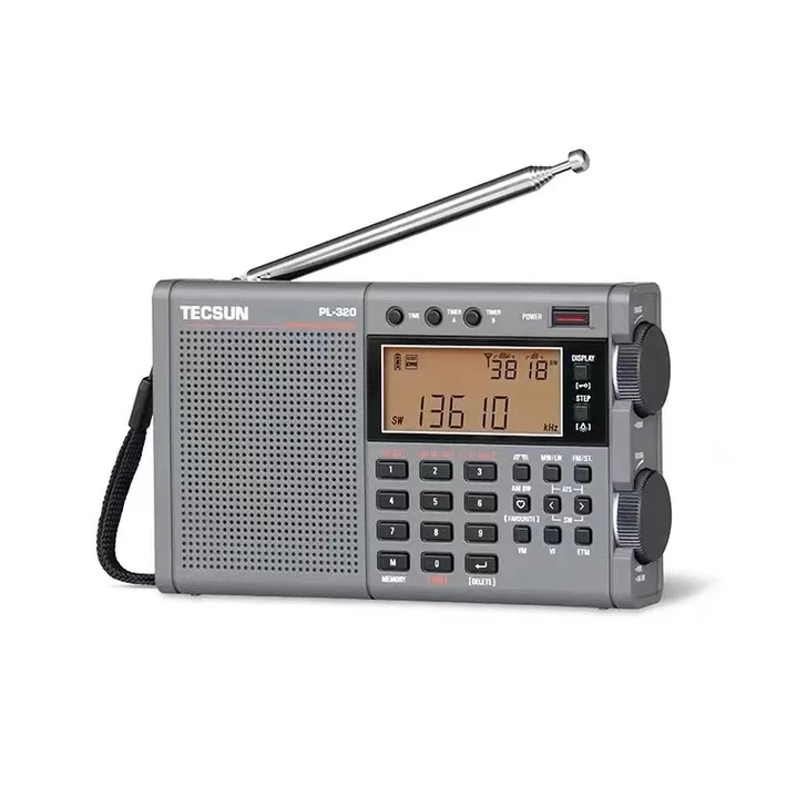 

Tecsun PL-320 Rechargeable Built-In Speaker FM AM SW LW DSP Radio portable radio