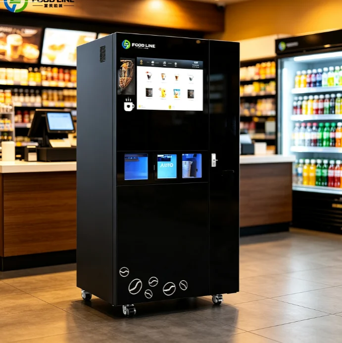 Coin Operated Payment Coffee Vending Machine School Use Coffee Vending Machine