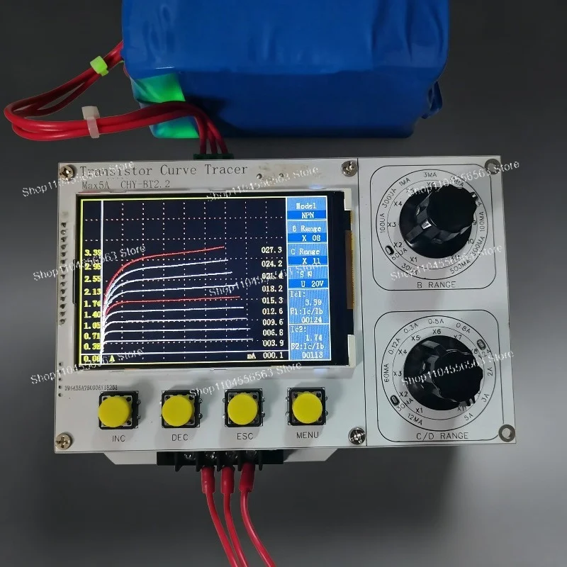 

Transistor Illustration Instrument Characteristic Curve Tester 5A Max Collector Current Support Thyristor