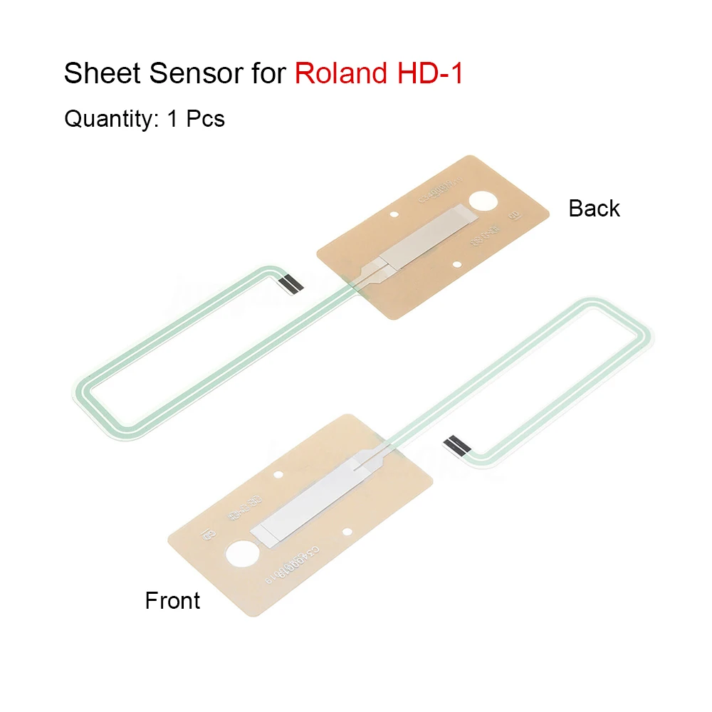 Sensore in lamiera per Roland HD-1 strumento di riparazione del tamburo attuatore circuito membrana Hi Hat sensori parte