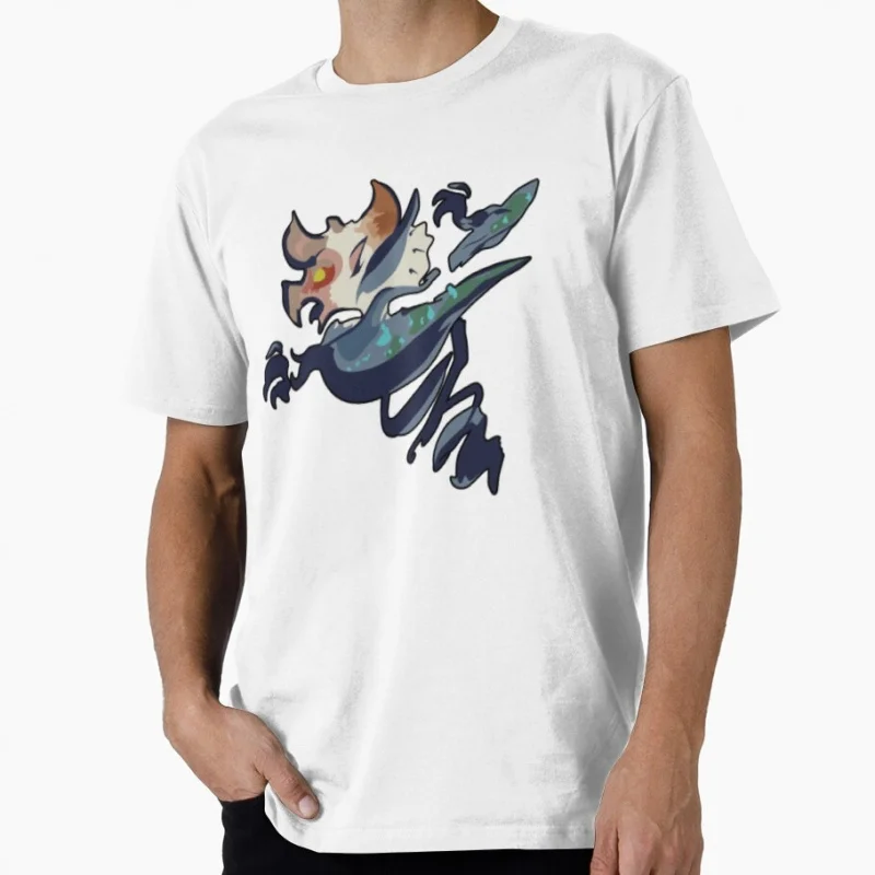 

Bishaten Icon 0409 Monster hunter world MHW Gift T-Shirt for gamer 100% cotton Short Sleeve Graphic clothes All size tops