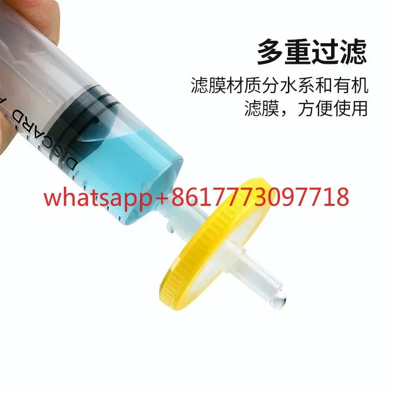 使い捨てフィルターヘッド、フィルターヘッド、ナイロン有機水システム、13mm25mm、0.22um、0.45um