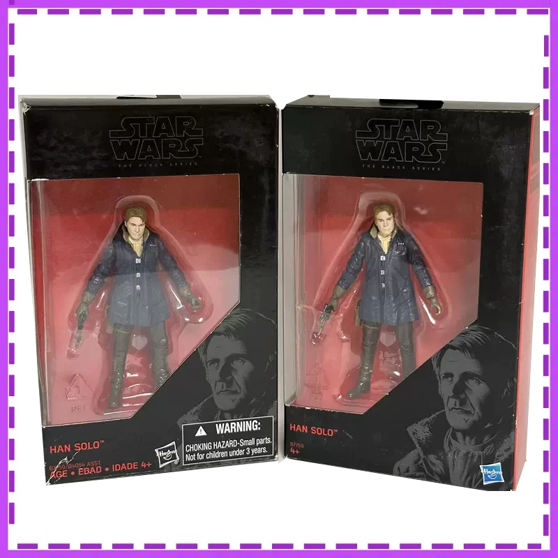 Hasbro Anime Star Wars Finn Lando Princess Leia Organa Poe Dameron Han Solo Christmas Gifts Genuine Action Figure Model Toys