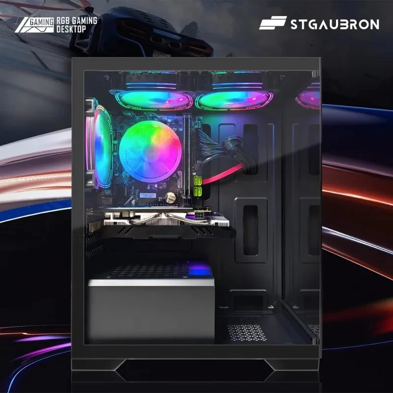 Gaming PC Desktop, Radeon RX 580 16G GDDR5, Core i7 up to 3.9G, 16G RAM, 512G SSD, 600M WiFi - view 4