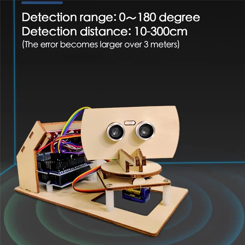 Nieuwste Student Detectie Robot DIY Kit Met 1.8 Inch TFT LCD Ultrasone Radar Scannen Programmering Voor UNO R3 Arduino