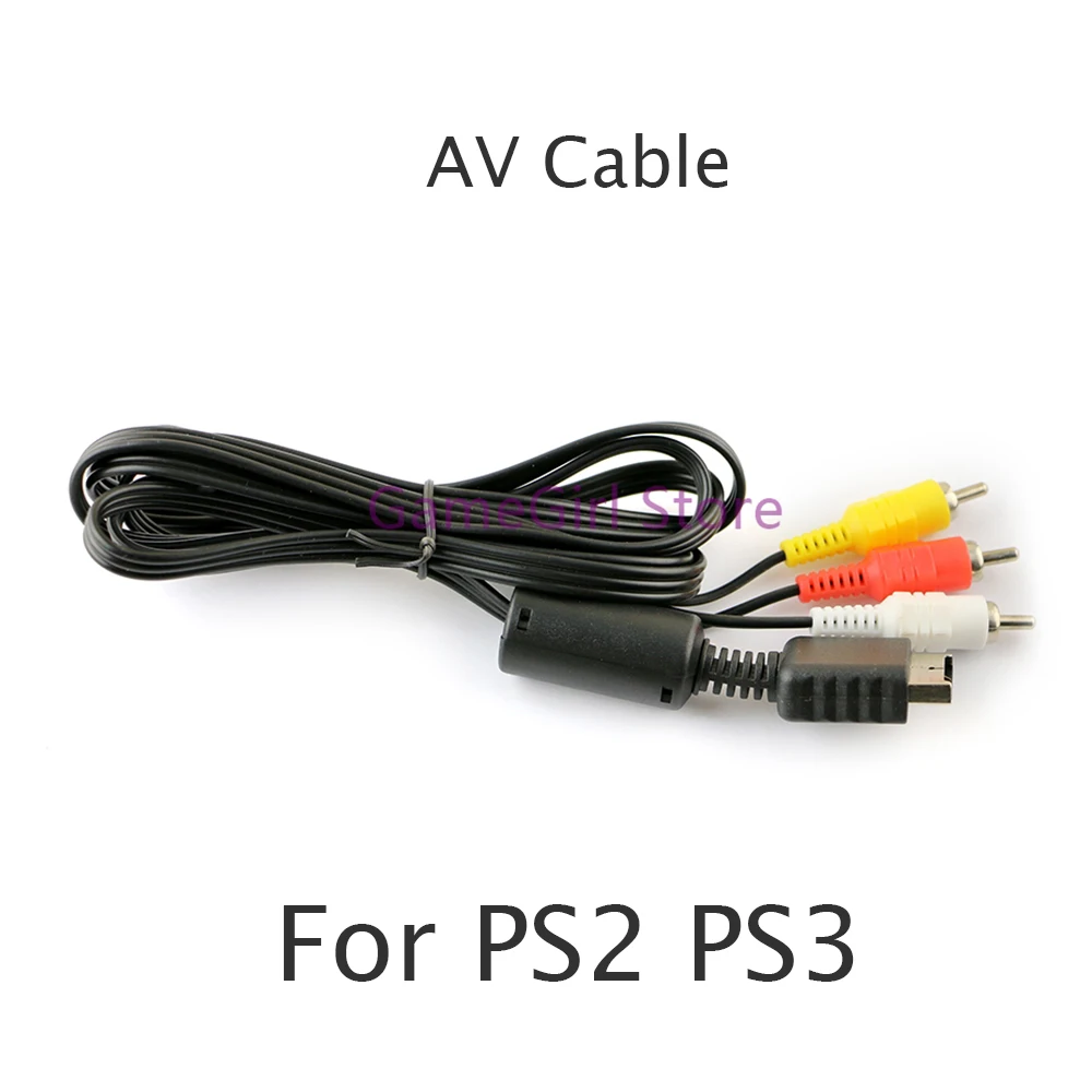 1pc 1.8m Audio Video AV Cable Converter Cord for PlayStation PS2 PS3 Game Console Accessories