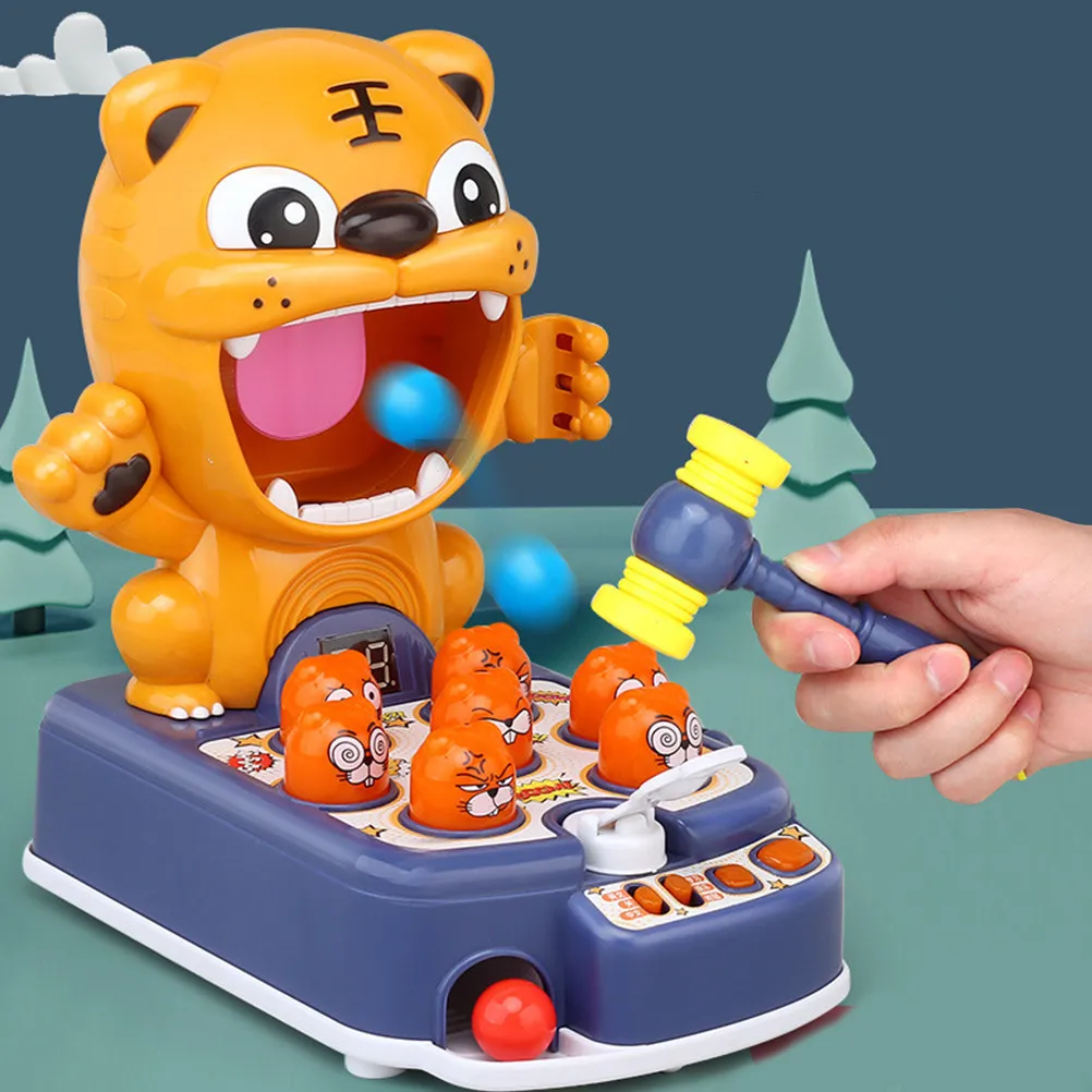 

Многофункциональная музыкальная интерактивная развивающая игрушка-молоток для детей с мультяшным дизайном, улучшающая распознавание цветов