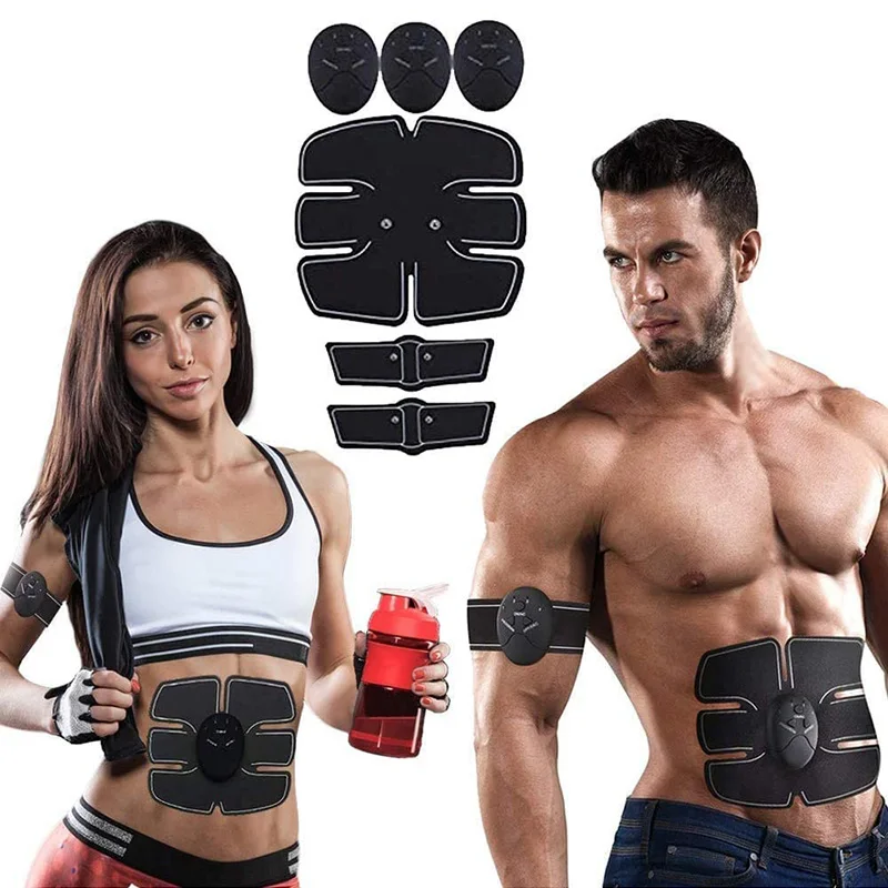 Electric EMS Muscle Stimulator Buttocks Hip Trainer Abdominal ABS Stimulator For Arm Neck Massage Fitness Body Slimming Massager