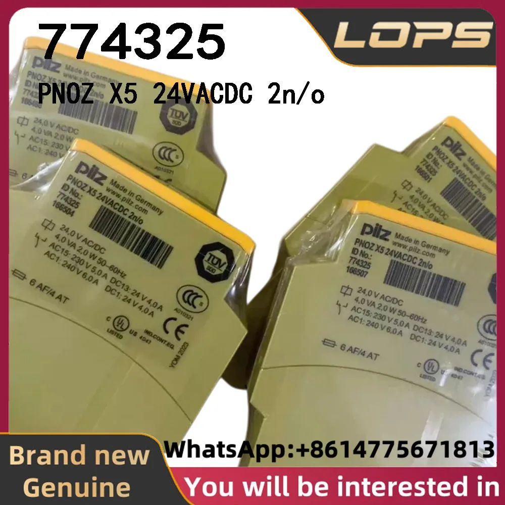 PNOZ X5 24VACDC 2n/o Pilz 774325 safety relay, brand new original genuine, large quantity in stock, welcome to inquire