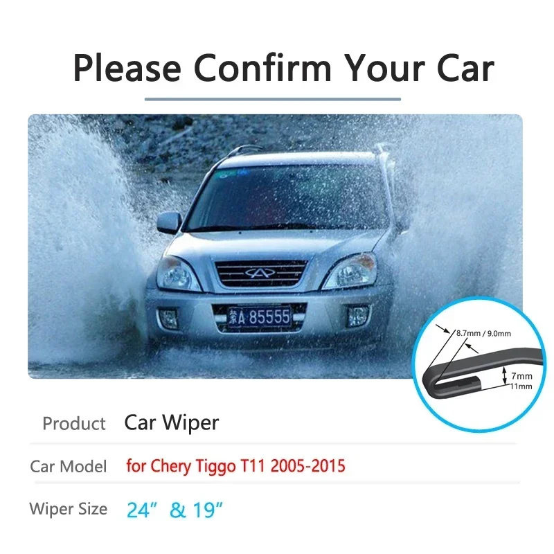 For Chery Tiggo T11 2005~2015 Windscreen Windshield Wipers Car Accessories 2006 2007 2008 2009 2010 2011 2012 Car Wiper Blade