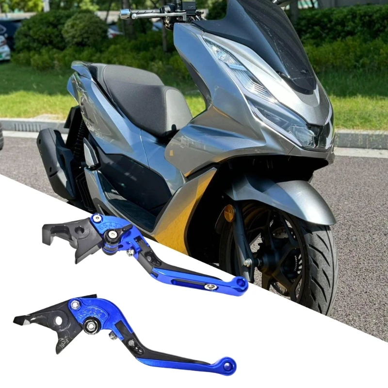 Adjustable Collapsible Brake Clutches Lever Lightweight Aluminum Enhanced Control Motorcycle Upgraded Fitfor ADV/PCX160 X37F