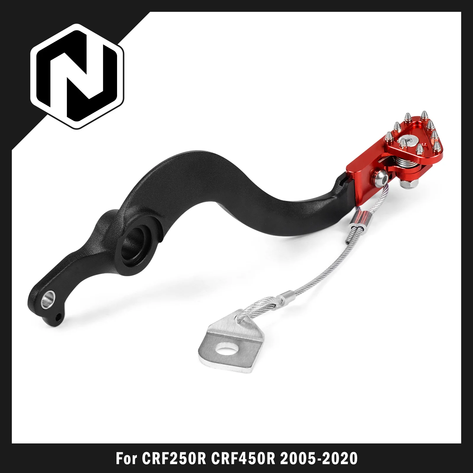 

NICECNC For Honda CRF250R 2004-2020 CRF450R 2005-2020 CRF450RX 2017-2019 CRF 250R 450R 450RX Forged Rear Brake Pedal Lever