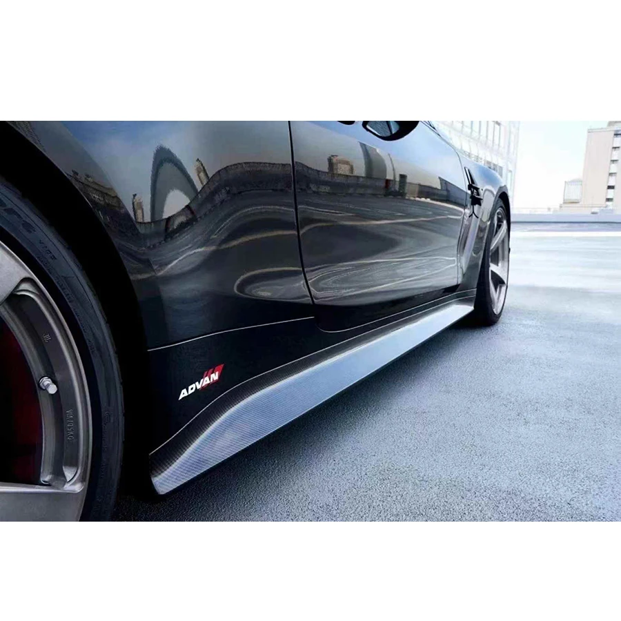For BMW M3 M4 G80 G82 G83 Carbon Fiber Side Skirts Side bumper Splitters Side skirt Cupwings Winglets Canards