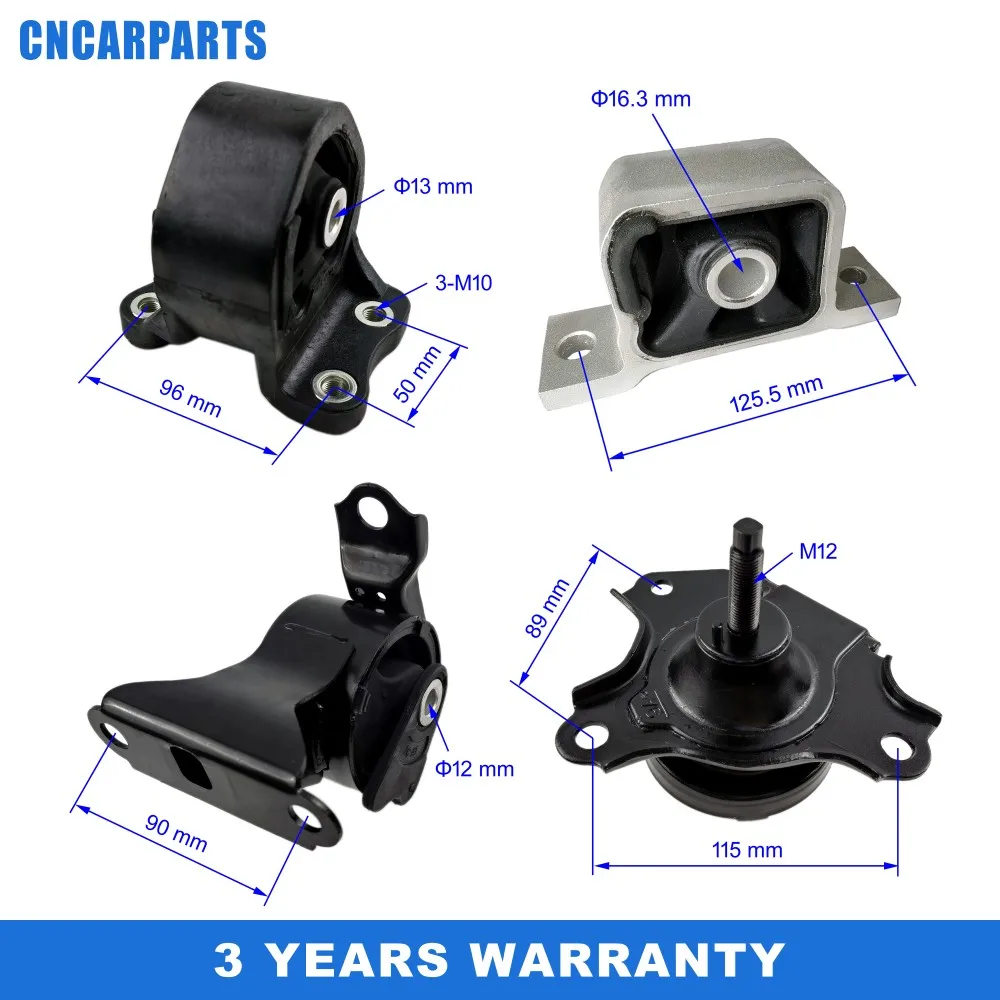 Fit FOR 02-2006 HONDA CRV 2.4L ENGINE TRANS MOUNT SET AUTO TRANS