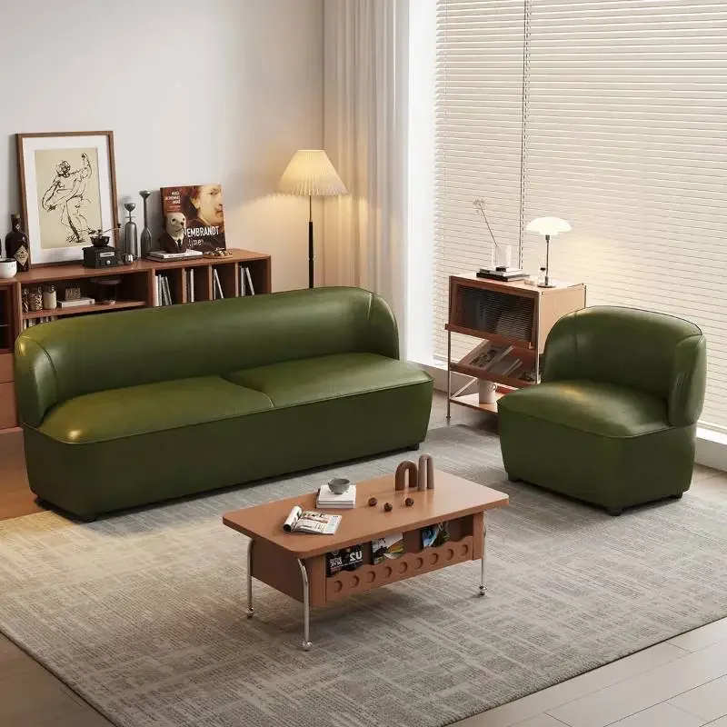 

Leather Modern Living Room Sofas Designer Cheap Boneless Sectional Living Room Sofas Single Cute Woonkamerbanken Furniture Home