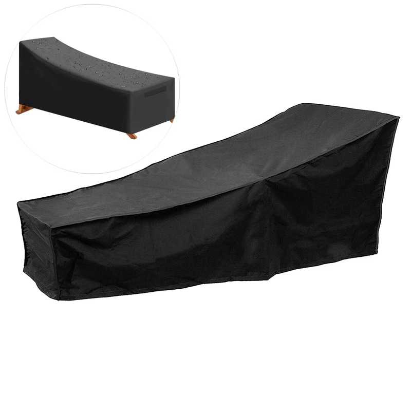 

Открытый садовый шезлонг, чехол для шезлонга, патио, кресло для отдыха на открытом воздухе, защитный чехол для мебели, водонепроницаемый чехол