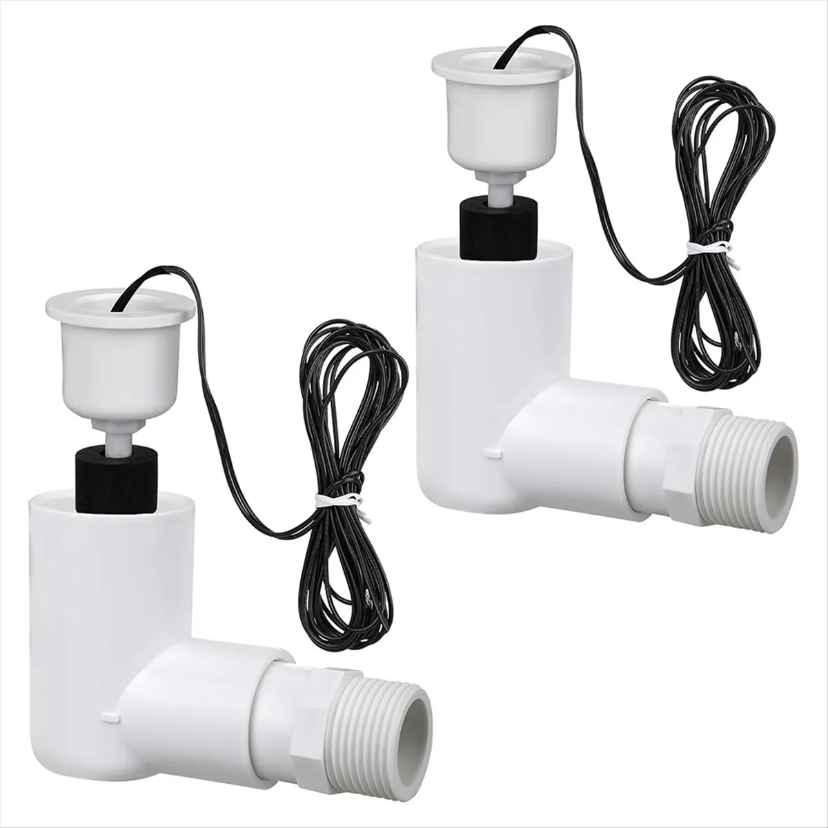 A24I 2PCS AC Float Switch for HVAC Drain Pan Condensate Outlet, SS2 Float Switch Detects Clogged AC Condensate Drain