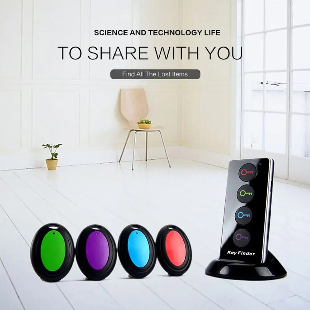 Smart Keys Searcher veicolo domestico Lost Tracker allarme Anti-smarrimento Mini dispositivo di localizzazione Tag Anti-smarrimento Wireless Key Finder