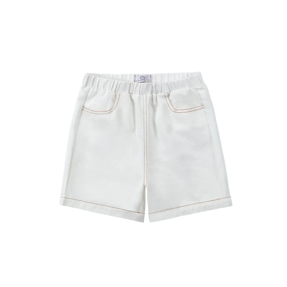 White Denim Collection – Boy Shorts