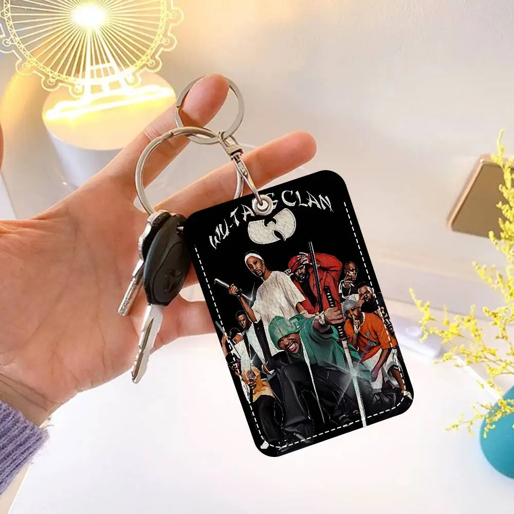 Singer WU-T--TANG Cool CLAN Style PU Access Card Holder With